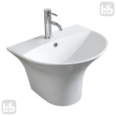 VOLLE FIESTA раковина 48*43*34,5 см моноблок підвісний, (13-77-049B)