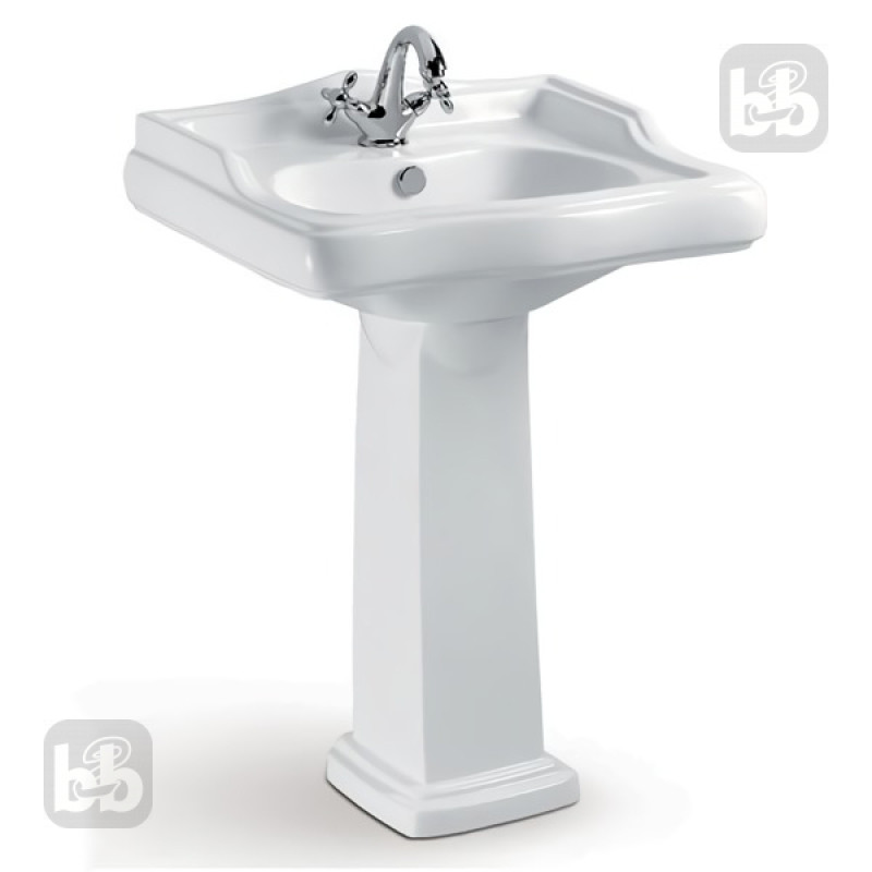 VOLLE LEONOR умивальник 61*53*90см з п`єдесталом, (13-19-032)