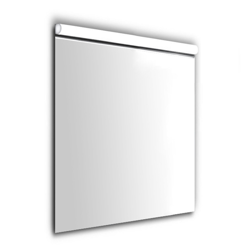 VOLLE Дзеркало прямокутне 60*70см з верхньою свiтлодiодною пiдсвiткою, (16-08-607)