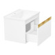 VOLLE КЛАСИЧНЫЙ НЕО комплект мебели 60см, белый: подвесной шкаф, 1 ящик + мебельный раковина, (1943.326007)