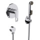 VOLLE SOLAR набір гігієнічний (змішувач прихованого монтажу з гігієнічним душем), cromo, (1530.160101)