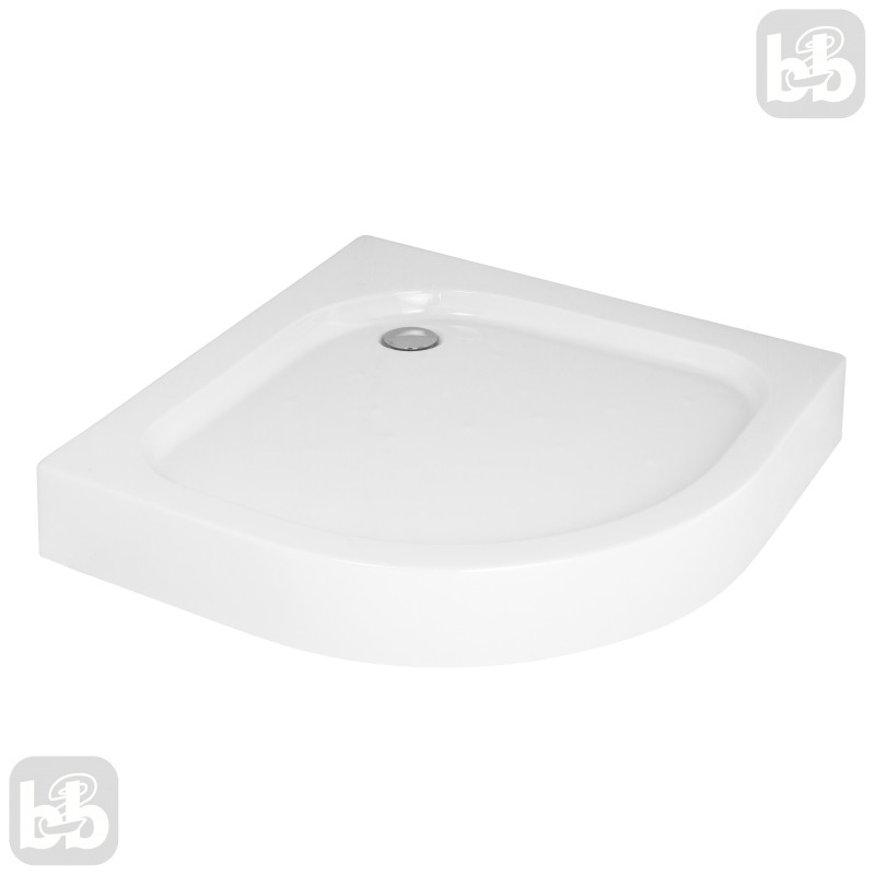 VOLLE DIOS піддон мілкий напівкруглий 90 * 90 * 15 см, (10-13-015tray)