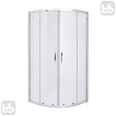 VOLLE DIOS душова кабіна 90 * 90 * 185 см (скло + двері), хром, скло прозоре, (10-13-015glass)