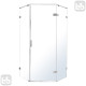 VOLLE NEMO душова кабіна 5-ти кутна 90*90*195см, права, розпашна, прозоре скло 8мм, дзеркальний хром, (10-22-170Rglass)