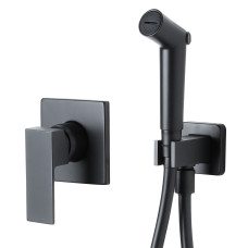VOLLE SISTEMA L набор гигиенический (смеситель скрытого монтажа с гигиеническим душем), de la noche, (1511.160104)