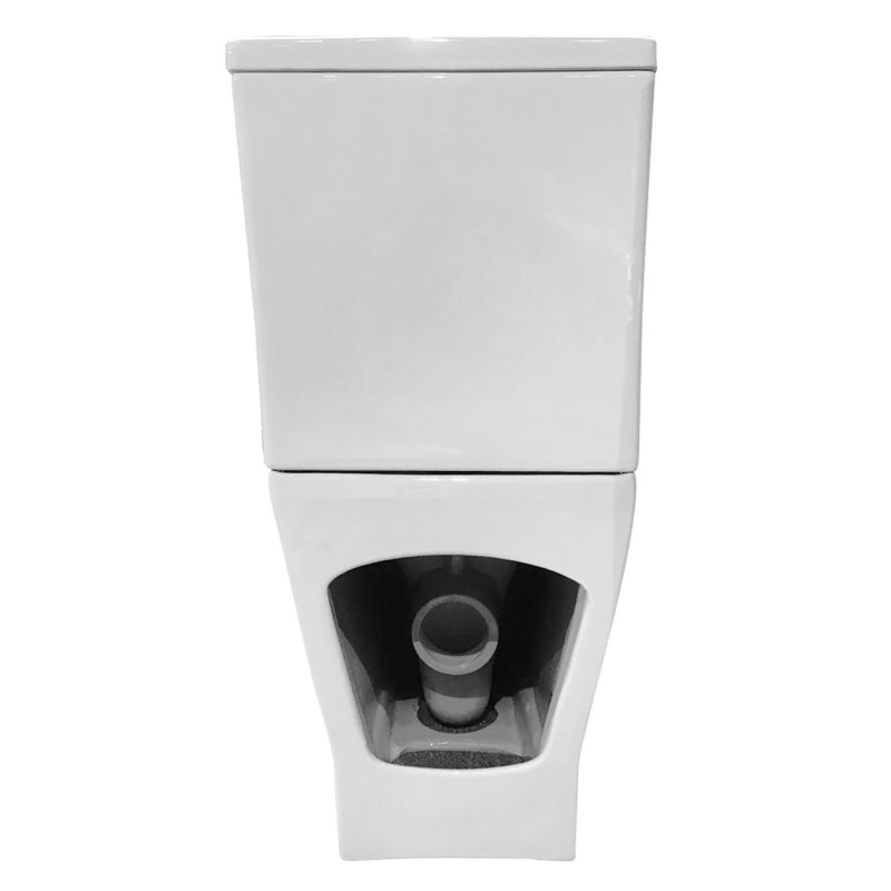 VOLLE LEON REY Rimless компакт 60,5*34*80,5cм підлоговий, гориз. випуск, нижнє підведення, бачок 3/4,5 л, сидіння Slim slow-closing, (13-11-858)