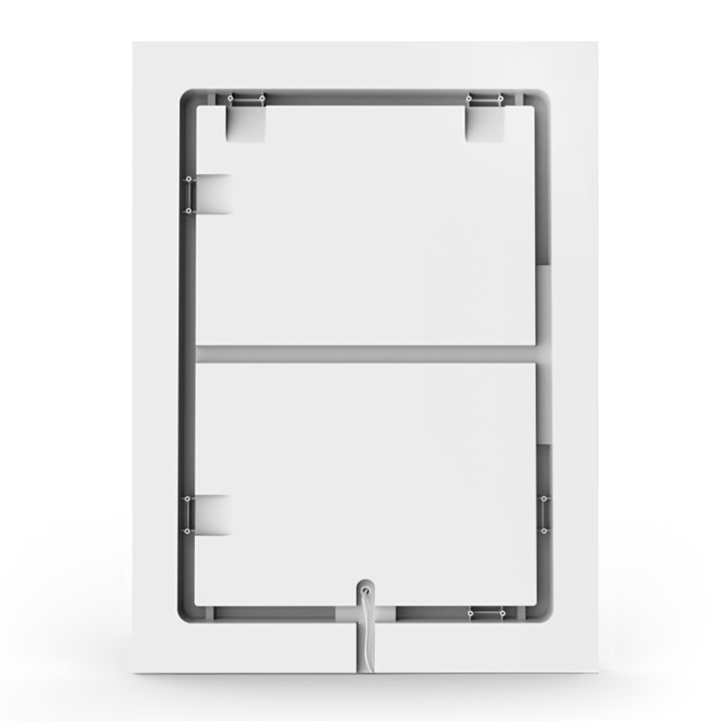 VOLLE Дзеркало прямокутне 60*80см, з підсвічуванням, диммером, підігрівом дзеркала, з лінзою 5X, (16-13-600M)