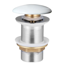 Донний клапан click-clack з керамічною кришкою, латунь, 1 1/4 , blanco, VOLLE (90-00-77W)