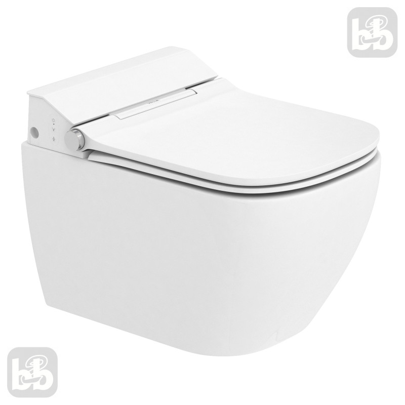 VOLLE ORLANDO Rimless унітаз підвісний 52*36*40см у комплекті з сидінням з функцією біде, електронне керування, (1325.001057)