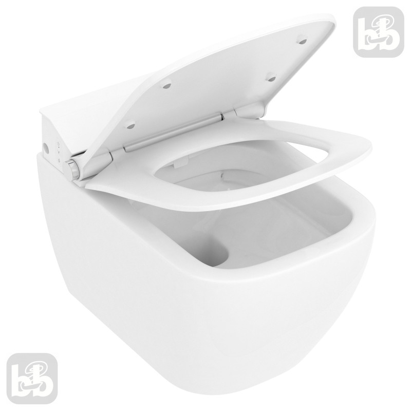 VOLLE ORLANDO Rimless унітаз підвісний 52*36*40см у комплекті з сидінням з функцією біде, електронне керування, (1325.001057)