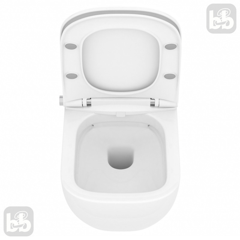 VOLLE ORLANDO Rimless унітаз підвісний 52*36*40см у комплекті з сидінням з функцією біде, електронне керування, (1325.001057)