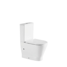 VOLLE FRANCO Rimless унітаз підлоговий 62*38,5*83см, гор. випуск, бачок 3/4,5л, нижнє підведення, сидіння Duroplast Slim slow-closing, (1341.002000)