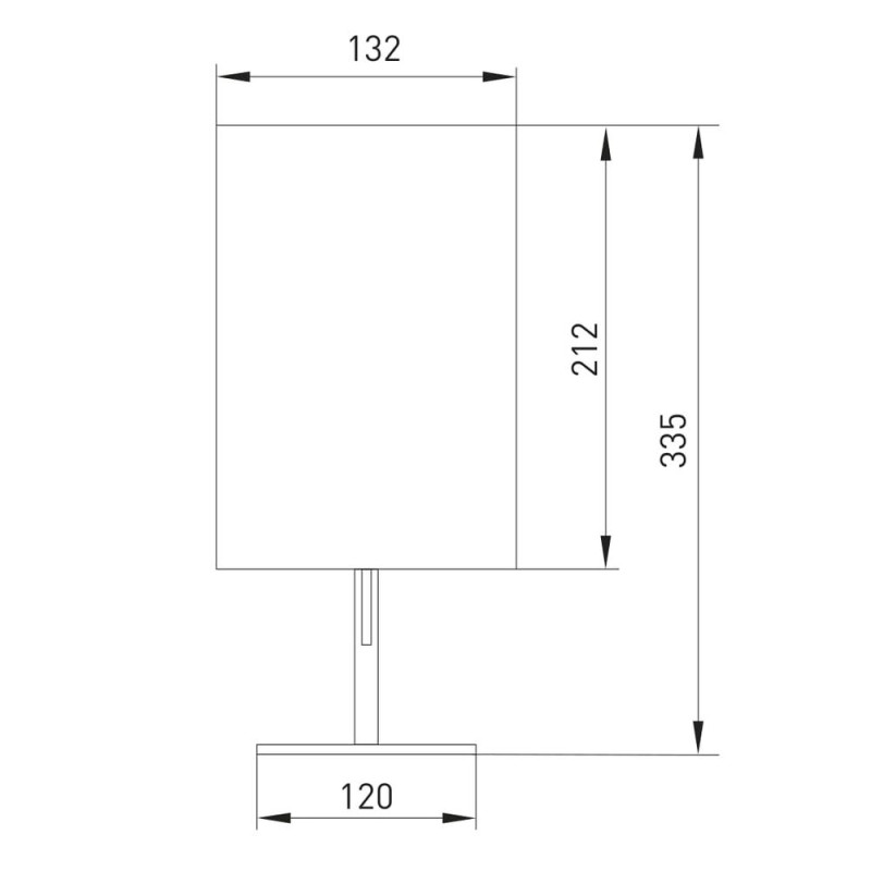 VOLLE Дзеркало прямокутне, настільне, de la noche, (2500.280204)