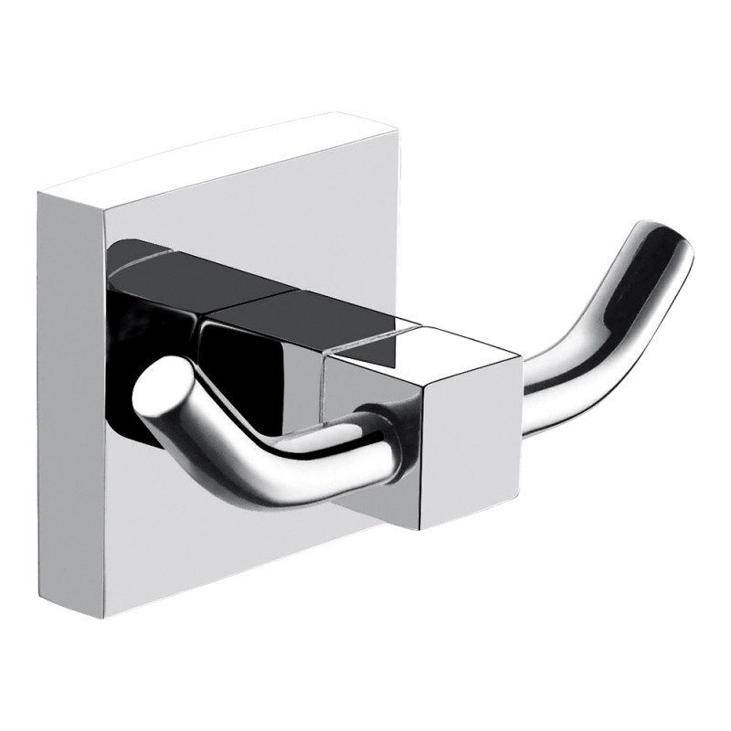 VOLLE CUADRO вешалка двойная, хром, (2536.200201)