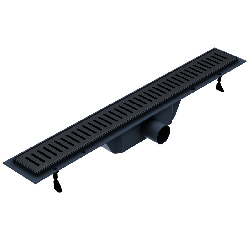 VOLLE Лінійний трап 800мм, система сухий затвор, з решіткою лінія, de la noche, (9000.200804)