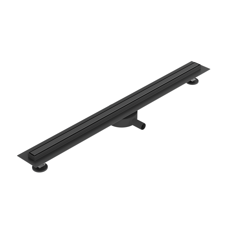 VOLLE MASTER LINEA Flecha лінійний трап 600мм, комбінований затвор, поворотний сифон, патрубок Ø40/50, з тонкою решіткою, de la noche, (9046.210804)