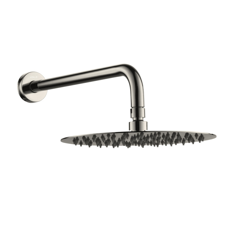 VOLLE CASCADA R100 душ верхний, Ø300мм, кронштейн, SS, никелированное щеткой, (1586.180202)