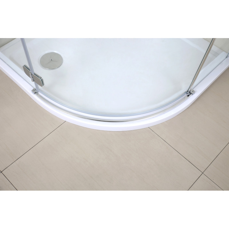 VOLLE BENITA Right душова кабіна 90*90*195см напiвкругла, розпашна, профіль cromo, скло прозоре 8 мм, з піддоном PUF, 

БЕНИТА Правильная душевая кабина 90*90*195 см полукруглая, распашная, профиль cromo, стекло прозрачное 8 мм, с поддоном PUF, (1017