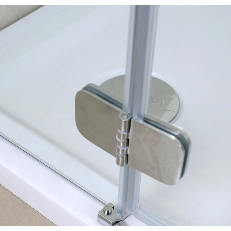 VOLLE BENITA Правильный душевой кабин 120*80*195см, прямоугольный, распашной, профиль cromo, стекло прозрачное 8 мм, с поддоном PUF, (1017.134601R(5коробок))