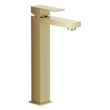 VOLLE PARDO змішувач для умивальника високий, cepillado oro, (1548.010215)