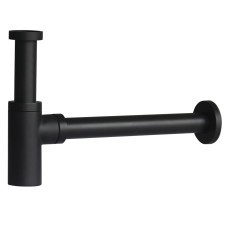 VOLLE Сифон для умивальника з циліндричною колбою, латунь, 1 1/4", патрубок Ø32 мм, de la noche, (9000.094204)