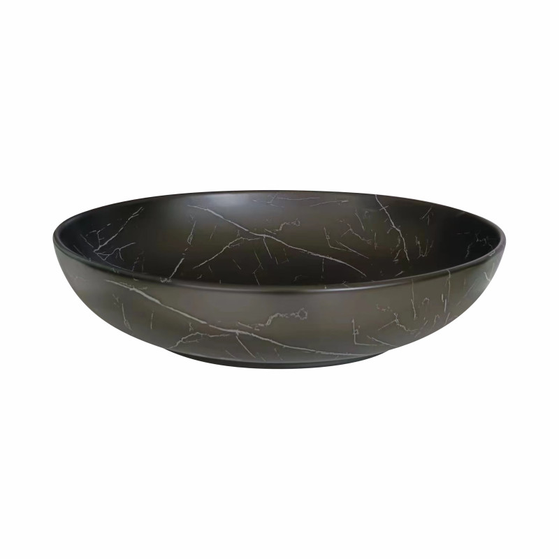 VOLLE PIEDRA умывальник накладной 52*39,5*13,5 см, темный мрамор, (1301.005232)