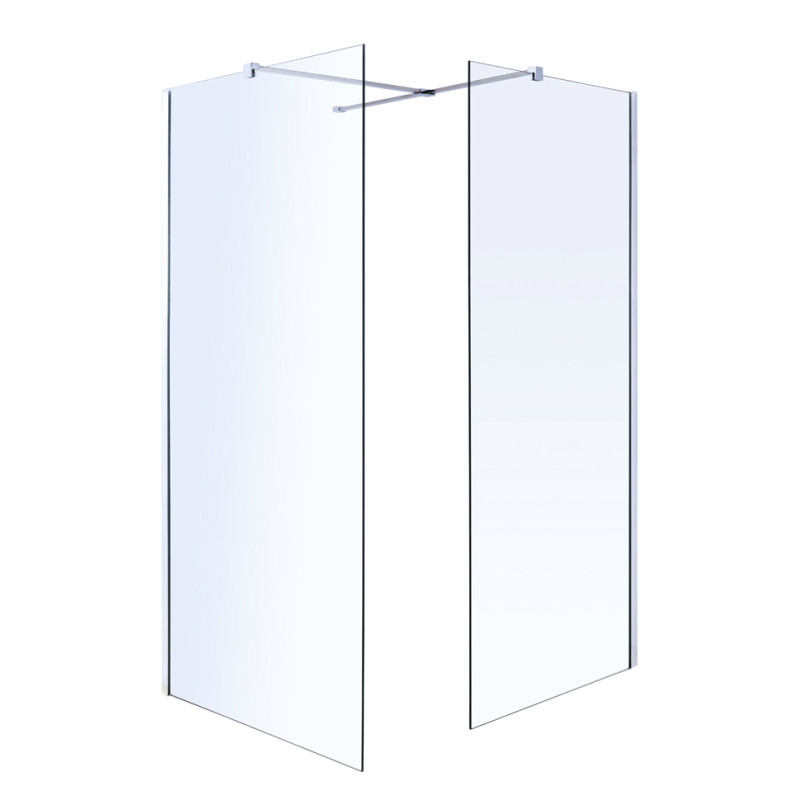 VOLLE Стенка 1200*1900 мм, закаленное прозрачное стекло 8мм, (18-08-120)