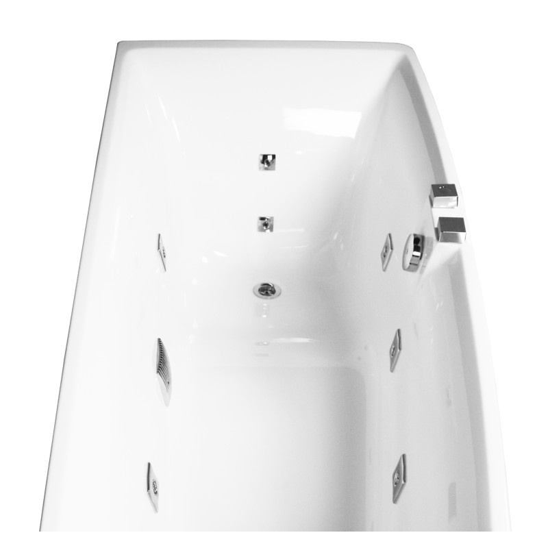 VOLLE Ванна гідромасажна 1700*750*630мм акрилова права, (12-88-102/R)