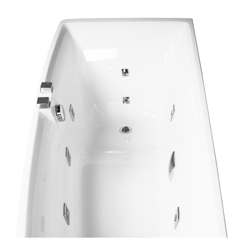 VOLLE Ванна гидромассажная 1700*750*630мм акриловая левая, (12-88-102/L)