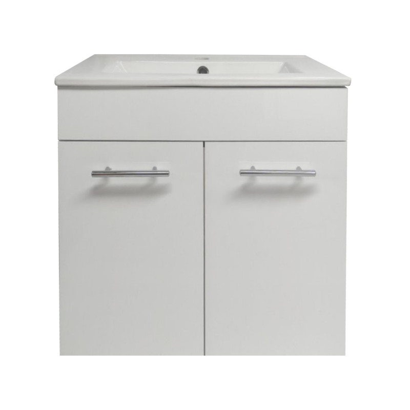VOLLE MARO комплект мебели 60см белый: тумба подвесная, 2 ящика + умывальник арт 13-01-395, (1927.306007)