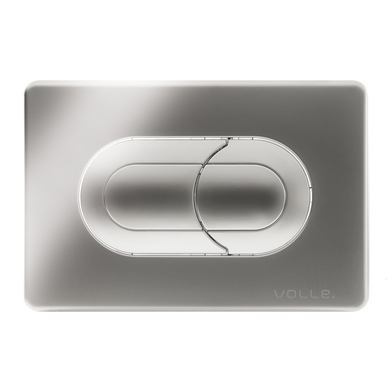 VOLLE EGO NEO кнопка смыва, матовый хром, пластик, (221132)