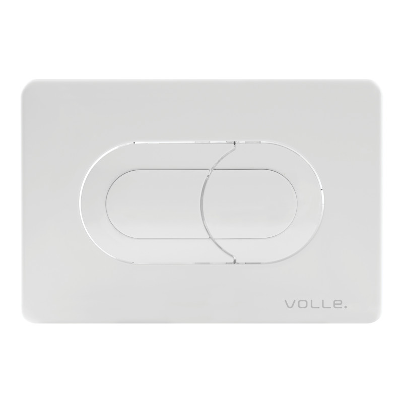 VOLLE EGO NEO кнопка смыва, белая, пластик, (221134)