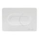 VOLLE EGO NEO кнопка смыва, белая, пластик, (221134)