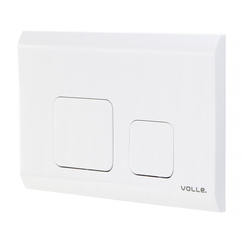 VOLLE Клавиша смыва CUADRA EVO, белый глянец, пластик, (222114)