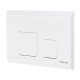 VOLLE Клавиша смыва CUADRA EVO, белый глянец, пластик, (222114)