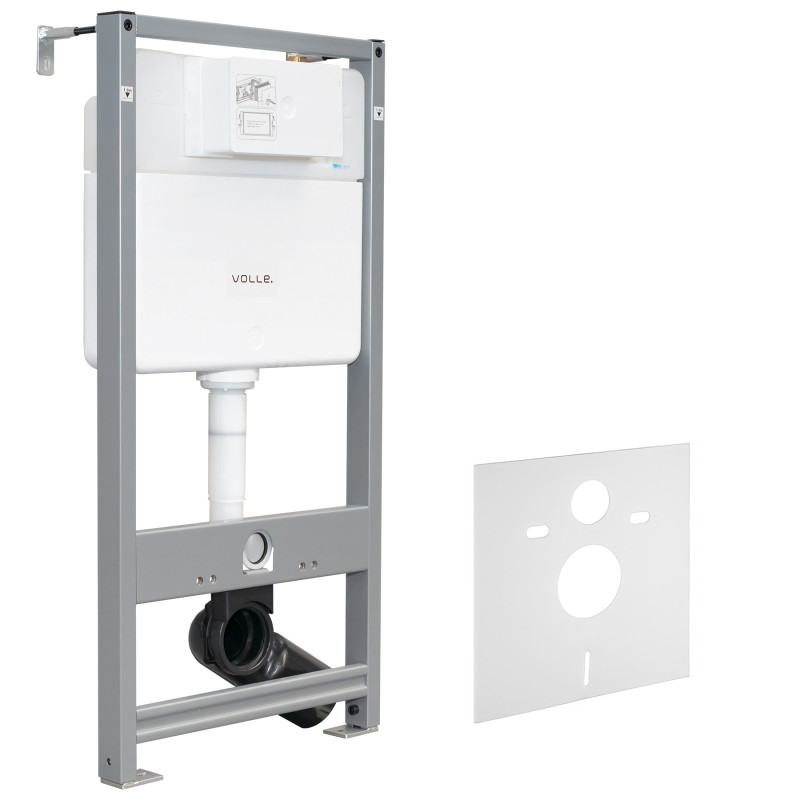 VOLLE Установка MASTER EVO для унитаза 3в1 (установка, крепление, прокладка), (212010)