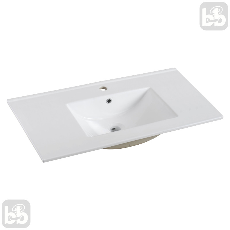 VOLLE FIESTA комплект меблів 100см білий: тумба підвісна, 2ящики + умивальник накладний арт 13-01-042F, (15-100-01)