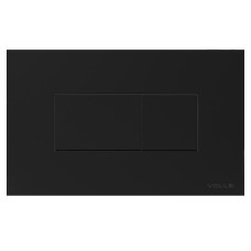 VOLLE ALTO NEO клавіша змиву, чорна, soft-touch, пластик, (221818)