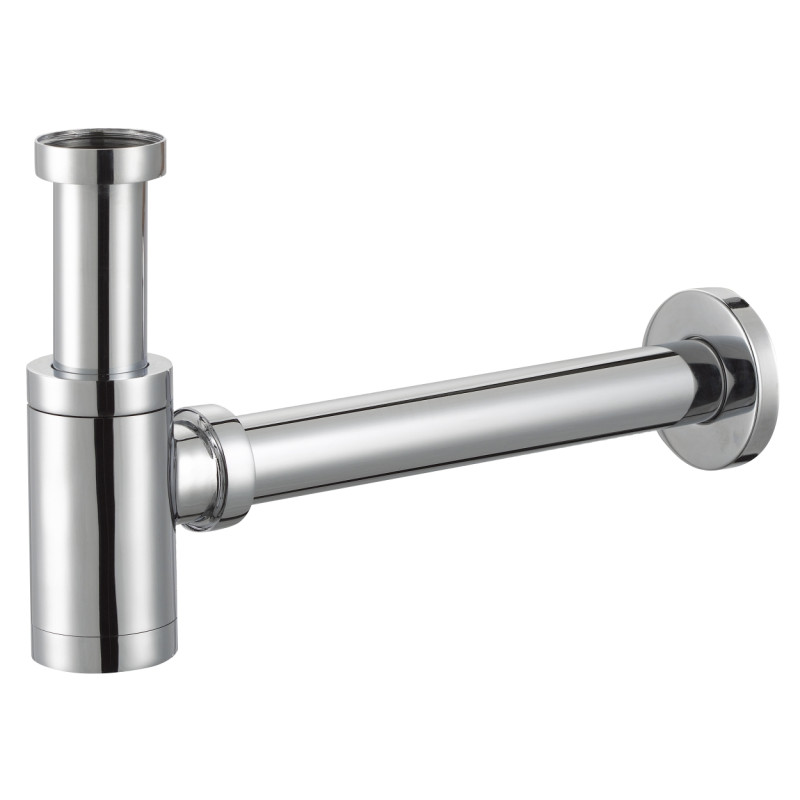 VOLLE Сифон для раковин та біде циліндричний, латунь, 1 1/4, cromo, (90-00-182)