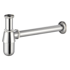 VOLLE Сифон для раковин та біде колбовий, латунь, 1 1/4", cromo, (90-00-181)