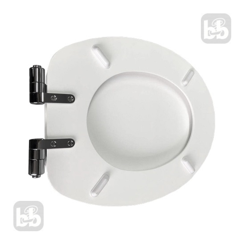 VOLLE Don Grandes сидіння тверде slow-closing, колір білий, (13-33-332)