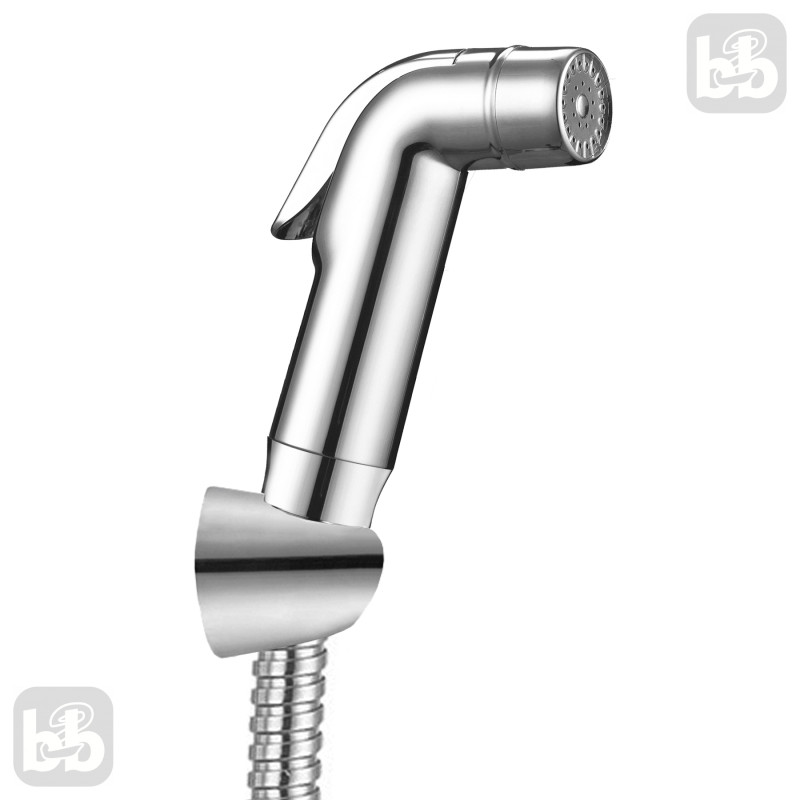 VOLLE NEMO набор для биде (лейка хром, держатель, шланг в двойной оплетке 1,2 м), (15144100)