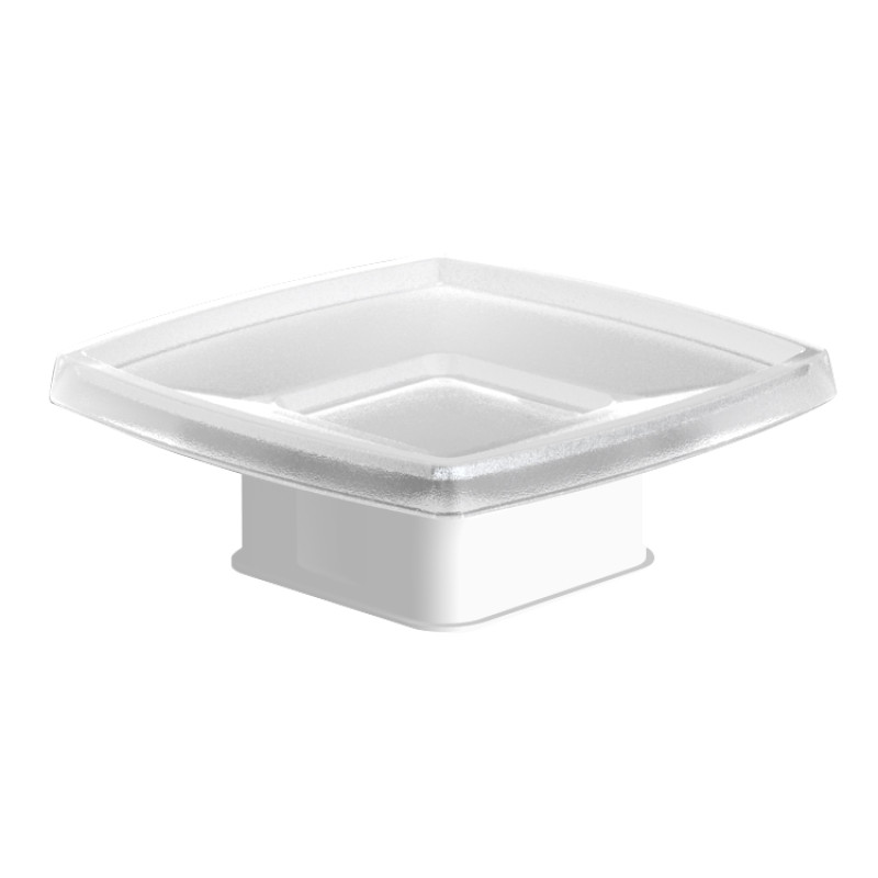 VOLLE TEO мильниця матове скло з м`яким кільцем, (15-88-115)