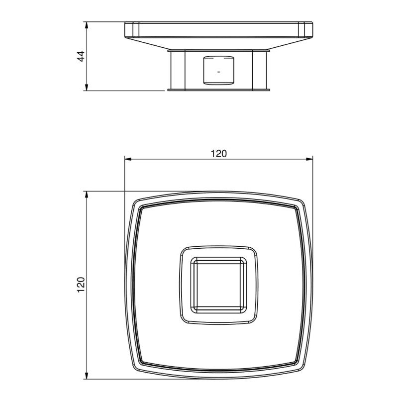 VOLLE TEO мильниця матове скло з м`яким кільцем, (15-88-115)