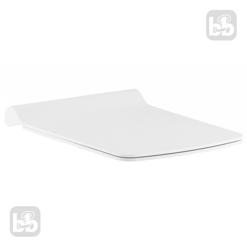 VOLLE LARIOS сидіння для унітазу тверде Slim slow-closing, (13-27-084)