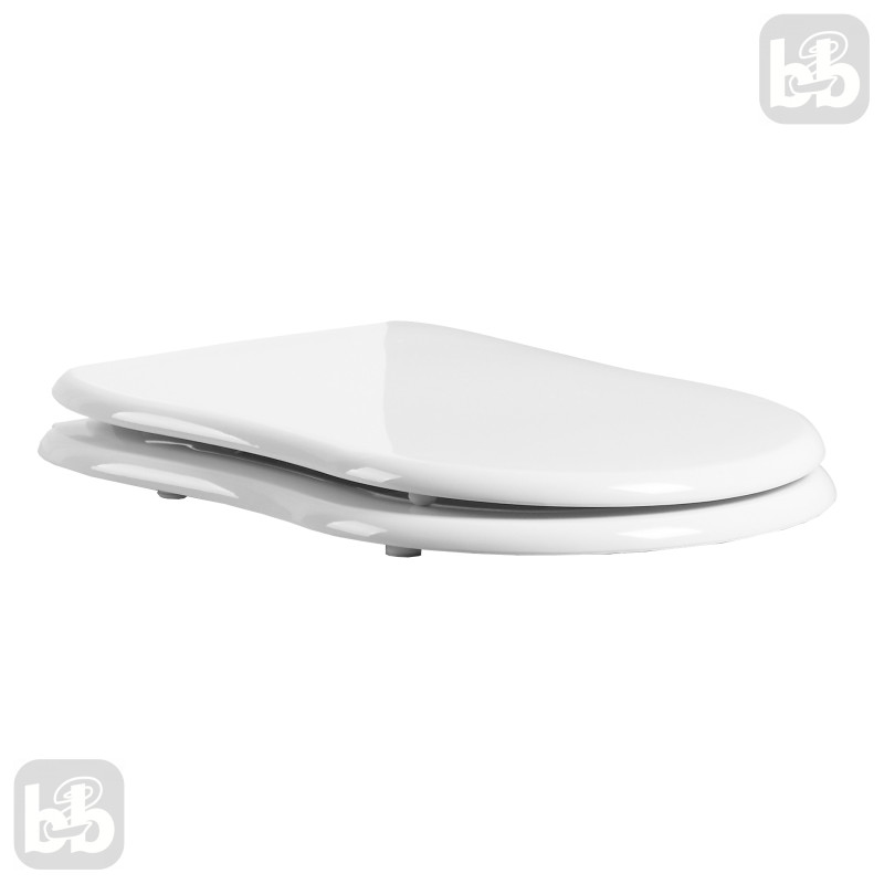 VOLLE LEONOR сидіння біле slow-closing, (13-19-030(3))