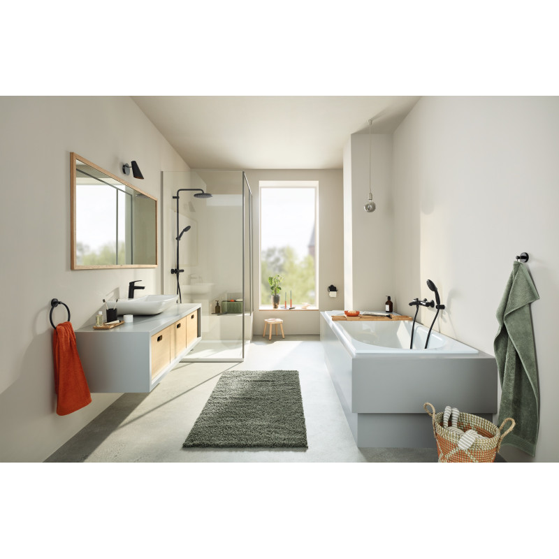 Grohe 1022032430 Grohtherm 800 Cosmopolitan Термостат для ванны, черный матовый Grohtherm 800 Cosmopolitan Термостат для ванны, черный матовый (1022032430)