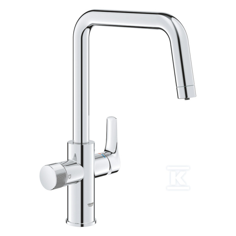 Grohe 30583000 Blue Pure Eurosmart U-spout Змішувач з можливістю підключення до фільтру, хром OHE Blue Pure Eurosmart U-spout Змішувач з можливістю підключення до фільтру, хром  (30583000)