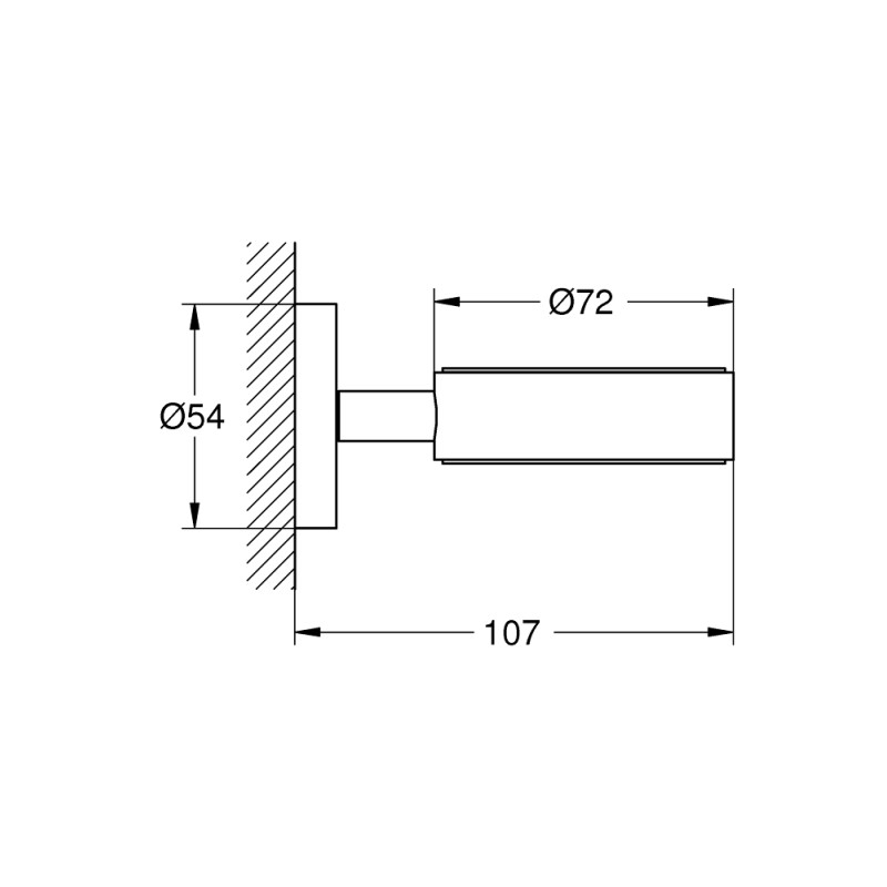 Grohe 40369AL1Essentials Держатель для стакана, мыльницы, графит (40369AL1)