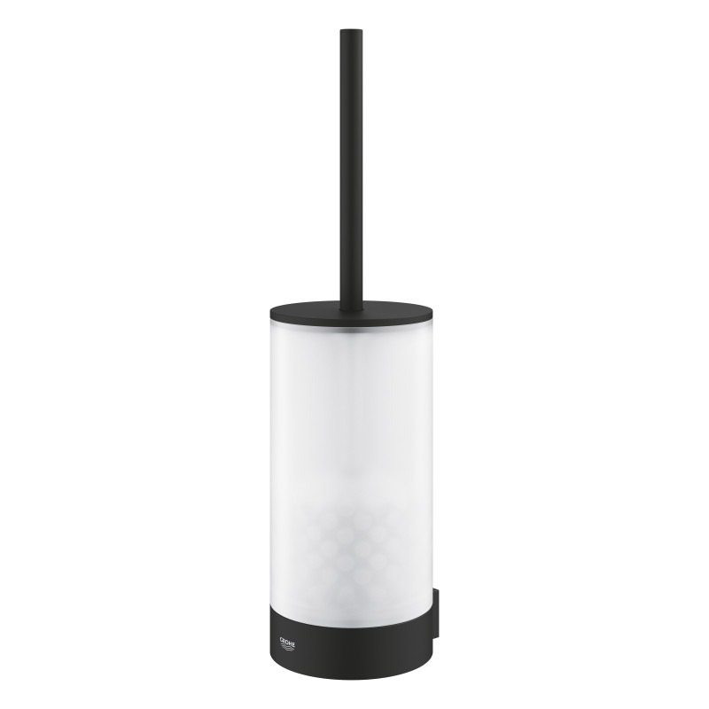 Grohe 41215KF0 Selection Щітка д/унітазу, чорний матовий, колба біла lection Щітка д/унітазу, чорний матовий, колба біла  (41215KF0)